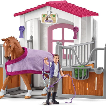 Schleich Horse Club - 28Pc Wash Area With Horse Stall - Kids 5+ | 72177