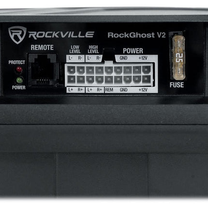 Rockville RockGhost V2 Powered 11" 800w Car Subwoofer Fits Inside Spare Tire