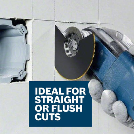 Bosch OSL312T Starlock Oscillating Multi Tool Titanium Bi-Metal Segmented Saw Blade, 3-1/2"