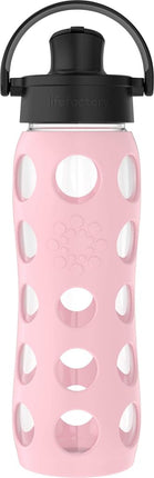 Lifefactory 22-Ounce Glass Water Bottle with Activ