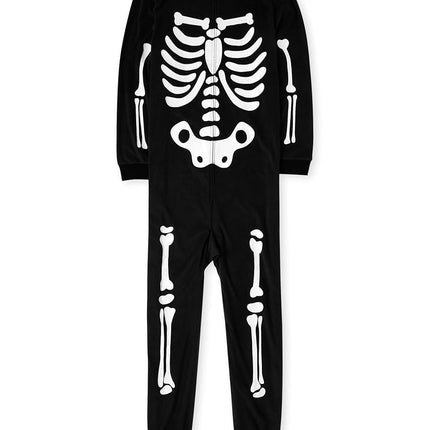 The Children's Place Baby Family Matching, Holiday Pajama Sets, Fleece, Halloween Skeleton, Medium