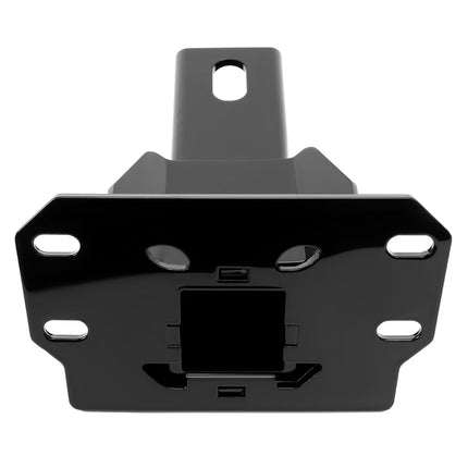 Receptor de enganche ALMULOO de 2 pulgadas compatible con Polaris Ranger XP Kinetic Crew 1000 EPS UTV 2018-2024 Enganche delantero de acero de servicio pesado