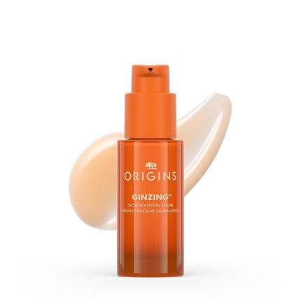 Origins GinZing Glow-Boosting Vitamin C Serum with Caffeine & Ginseng | Smoother Skin & Less Visible Pores, 30 ml