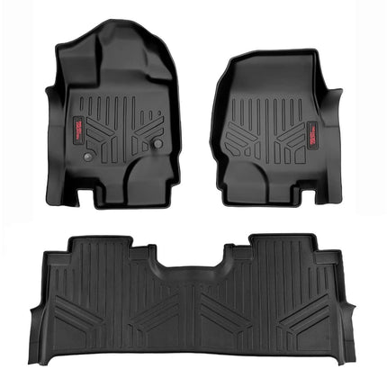 Rough Country Floor Mats for 2015-2023 Ford F-150 