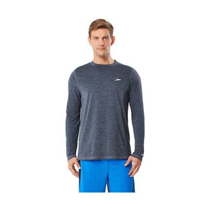 Speedo Men's UV Swim Shirt Long Sleeve Loose Fit E