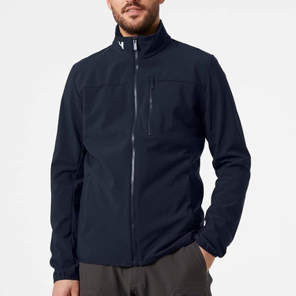 Helly Hansen Men's Crew Softshell Jacket 2.0, Navy, L