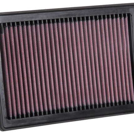 Filtre à air moteur K&N : Haute performance, lavable, filtre de remplacement : Compatible avec les DAIHATSU/MARUTI SUZUKI/SUZUKI/MAZDA 2014-2018 (Cast, Wake, Alto, Hustler, Spacia, Wagon R, Carol, Flair) 33-3084