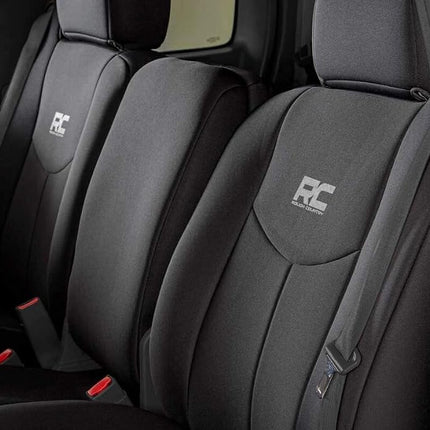 Housses de siège avant en néoprène Rough Country pour Chevy/GMC 1500 de 1999-2006-91013