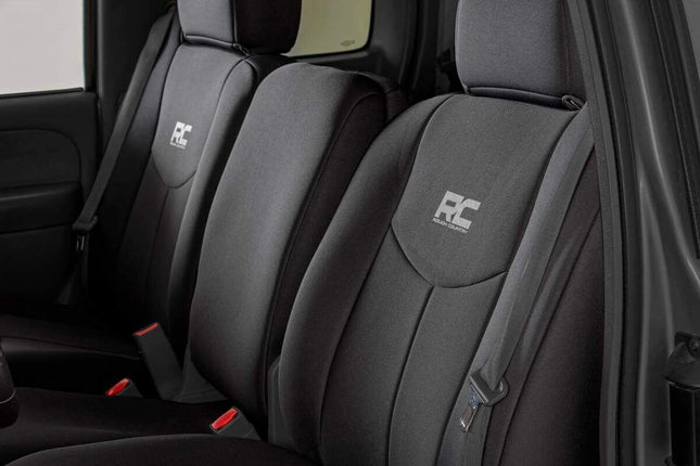 Housses de siège avant en néoprène Rough Country pour Chevy/GMC 1500 de 1999-2006-91013