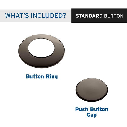 InSinkErator STC-MB SinkTop Switch Push Button, Mocha Bronze