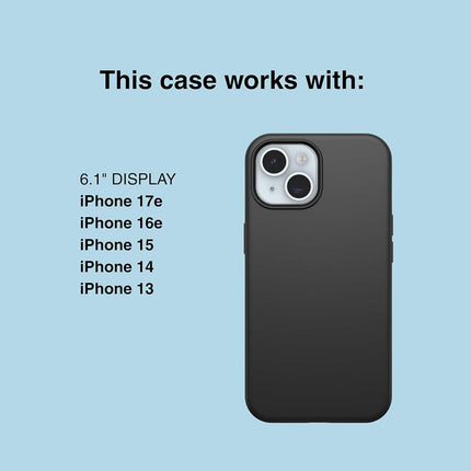 OtterBox Strawberry Commuter Series Case - Black, Slim & Tough, Pocket-Friendly, with Port Protection
