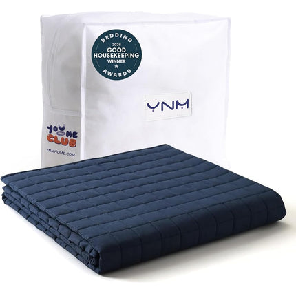 YnM Exclusive Cotton Weighted Blanket, Fall Asleep