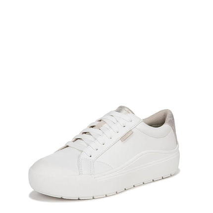 Dr. Scholl's Women's Time Off Sneaker, White Pearl