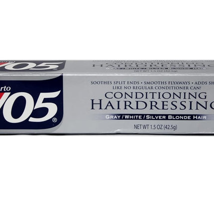 Alberto VO5 Conditioning Hairdressing for Gray, White, Silver Blonde Hair, 1.5 oz (Pack of 2)