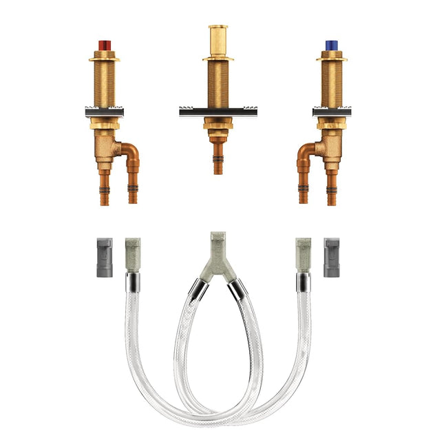 Moen 4793 Two Handle Roman Tub Valve Adjustable 1/2-Inch CPVC PEX Connection
