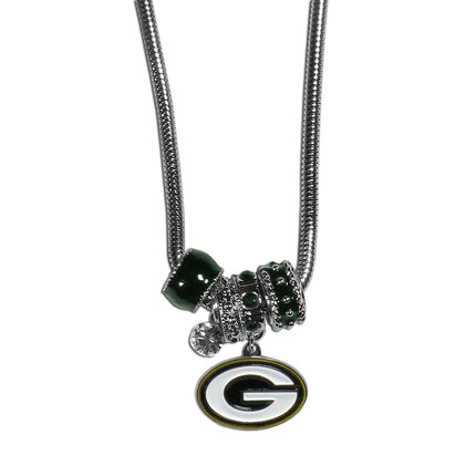 Siskiyou Sports NFL Green Bay Packers Euro Bead Necklace, 18-Inch