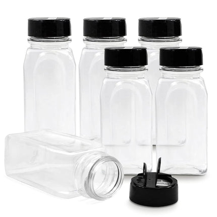 SALUSWARE - 6 PACK - 14 Oz with Black Cap - Plasti