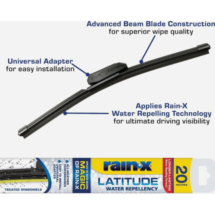 Rain-X 5079274-2 Latitude Wiper Blade, 16"