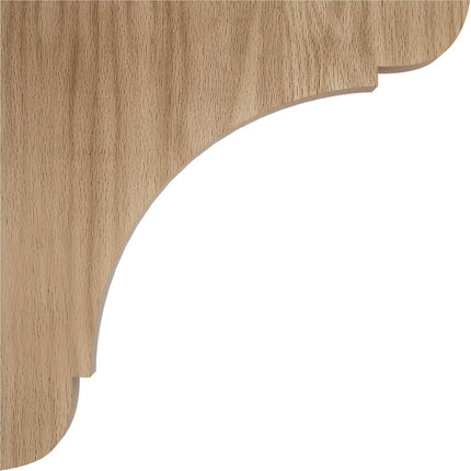 Ekena BKTW01X10X10OLRO 1 3/4-Inch Width x 10-Inch Depth x 10-Inch Height Large Olympic Wood Bracket - Red Oak