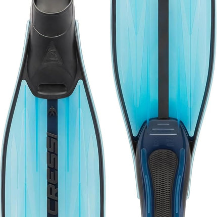 Cressi Rondinella Snorkeling Fins - Multi-Colour, Size 37 - 38