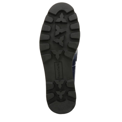 Mocassins à pampilles avec semelle crantée Balin de Franco Sarto pour femme, bleu nuit, 10 large