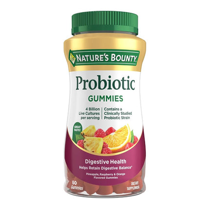 Nature's Bounty Probiotic Gummies, 60 Gummies