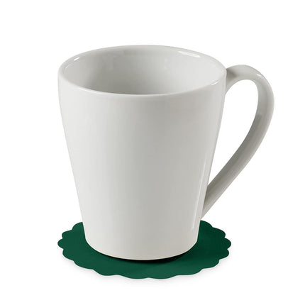 Disposable Green Paper Coasters for Drinks, 3.5 Inch Round Coasters for Christmas, Bar, Cocktail, Beverage, Wine Or Event, 500 Pack Bulk