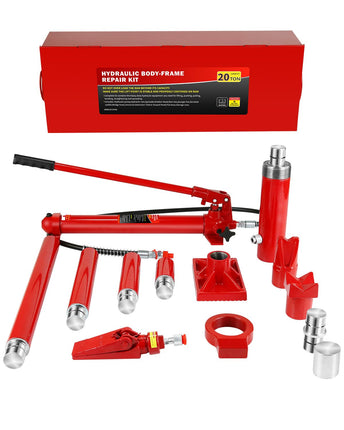 20 Ton Porta Power Hydraulic Jack Kit with Steel C