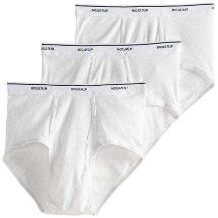 Fruit of the Loom Men's Brief 3 Pack, White, XX-La