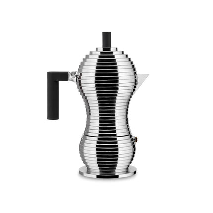 Alessi Pulcina Espresso Coffee Maker, Black, 6 Cup