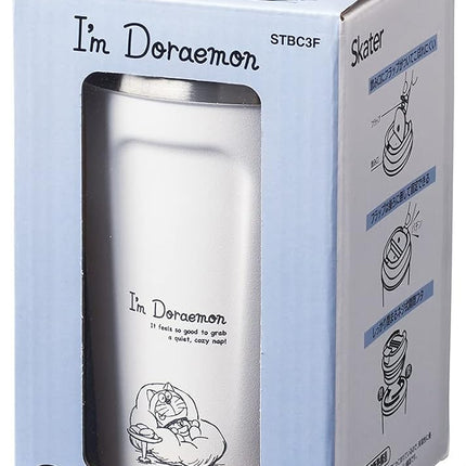 Skater STBC3F-A Vacuum Stainless Steel Insulated Coffee Tumbler, Small, 11.8 fl oz (350 ml), Doraemon