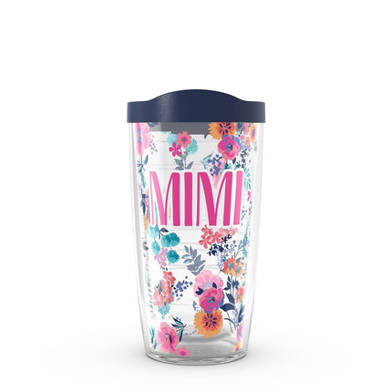 Tervis Vaso aislante de doble pared fabricado en EE. UU. con diseño floral delicado para el Día de la Madre, mantiene las bebidas frías y calientes, 16oz, Mimi