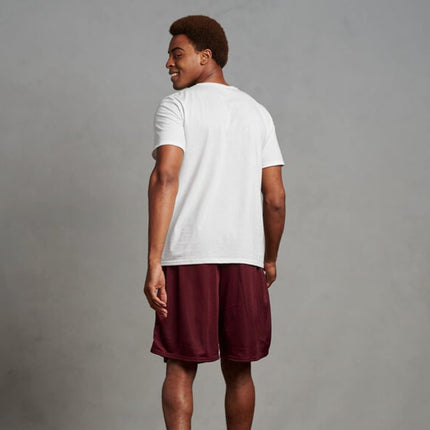 Russell Athletic Men's 9 Inch Mesh Short Maroon