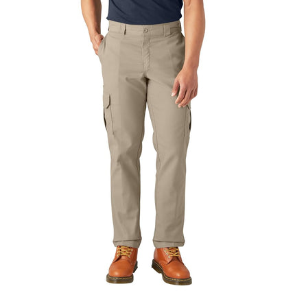 Dickies Men's Flex Regular Fit Cargo Pants, Desert Sand, 34W x 32L