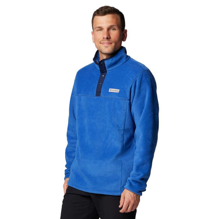 Columbia Men's Steens Mountain Half Snap 2, Fleece Pull Over, Mountain Blue/Collegiate Navy, XL