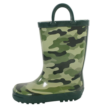Bottes de pluie Hudson Baby unisexe pour enfants, camouflage, 11 US bébé
