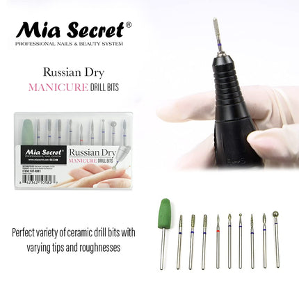 Mia Secret Professional Russian Dry Manicure Drill bit Set