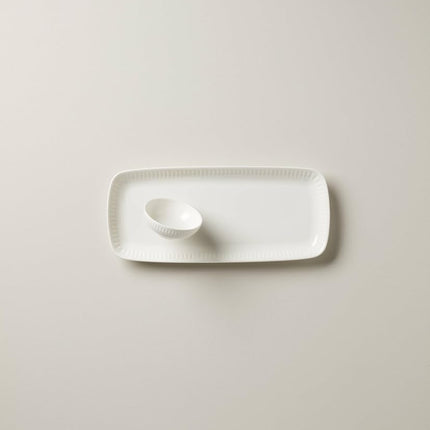 Lenox Profile Tray & Bowl Set, 0.0, White