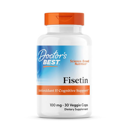 Doctor's Best Fisetin with Novusetin, Non-GMO, Veg