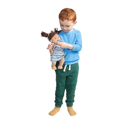 Manhattan Toy Baby Stella Beige with Brown Hair 38.1cm Soft First Baby Doll