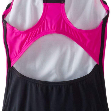 Maillot de bain une pièce Speedo Infinity Splice à bretelles épaisses pour fille - New Blush, Taille 12
