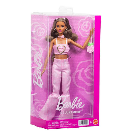 Barbie Deluxe Style Doll #12 in Pink Denim Crop Top