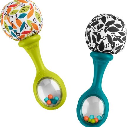 Fisher-Price Newborn Toys Rattle ‘n Rock Maracas, 