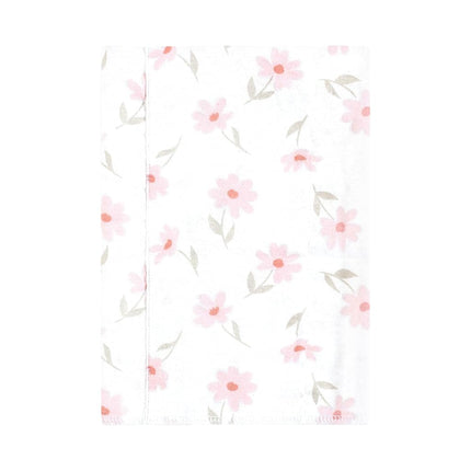 Hudson Baby Juego de 7 paños de franela para bebé, conejita de miel rosa, talla única