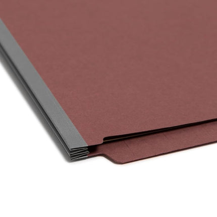 Carpeta de clasificación Smead Endflap, tamaño carta, corte recto, 1 divisor, 10 por caja (26855)