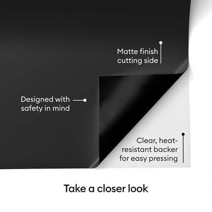 Cricut HTV Heat Transfer Vinyl | 1.5 m | White | Iron-On HTV Vinyl for Fabric, Perfect for Custom T-Shirts & DIY Clothing