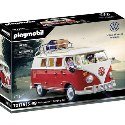 Playmobil 70176 Volkswagen T1 Camping Bus, Multicolor, 51.5 x 38.5 x 12.5 cm