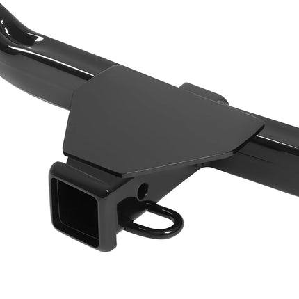 ALMULOO 2 Inch Receiver Class 3 Trailer Hitch Compatible with 2007-2015 Lincoln MKX 2007-2014 Ford Edge Black Steel Trailer Tow Hitch