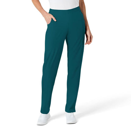 WonderWink Women's Flat Front Cargo Pant, Caribbea