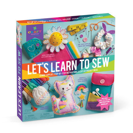 Craft-tastic – Let's Learn to Sew Craft Kit – Incl
